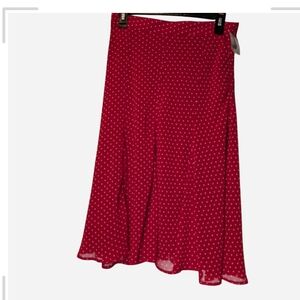 Red Polka Dot Women's Skirt